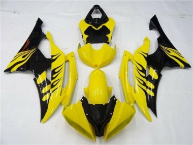 Aftermarket Yellow Black 08-16 Yamaha YZF R6 Abs Motorcycle Fairings Sale