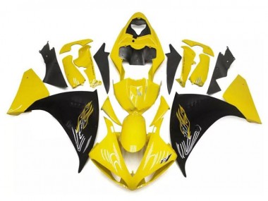 Aftermarket Yellow Black 09-11 Yamaha YZF R1 Motorcycle Fairings & Bodywork Sale