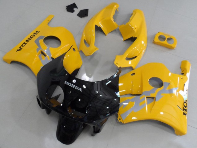 Aftermarket Yellow Black 91-98 Honda CBR250RR MC22 MC22 Motorcycle Fairings Sale Aftermarket Yellow Black 91-98 Honda CBR250RR MC22 MC22 Motorcycle Fairings Sale