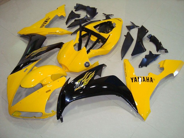 Aftermarket Yellow Black Flame 04-06 Yamaha YZF R1 Motorcycle Fairings Sale Aftermarket Yellow Black Flame 04-06 Yamaha YZF R1 Motorcycle Fairings Sale