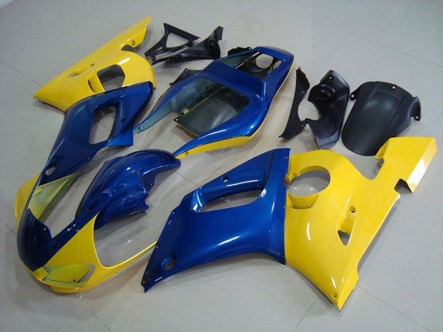 Aftermarket Yellow Blue 98-02 Yamaha YZF R6 Fairing Kit & Bodywork Sale Aftermarket Yellow Blue 98-02 Yamaha YZF R6 Fairing Kit & Bodywork Sale