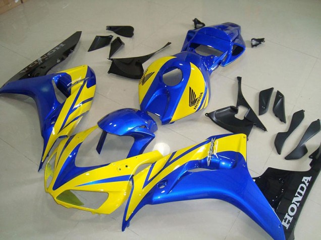 Aftermarket Yellow Blue Black 06-07 Honda CBR1000RR Motorcycle Fairings Sale Aftermarket Yellow Blue Black 06-07 Honda CBR1000RR Motorcycle Fairings Sale