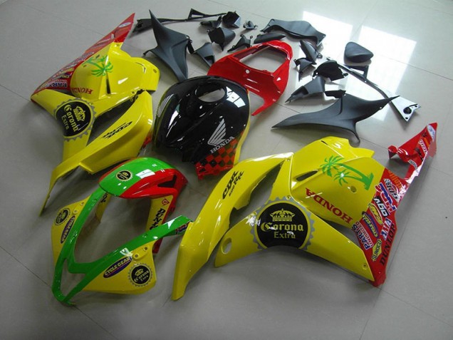 Aftermarket Yellow Corona Extra 09-12 Honda CBR600RR Motorcycle Fairings Sale