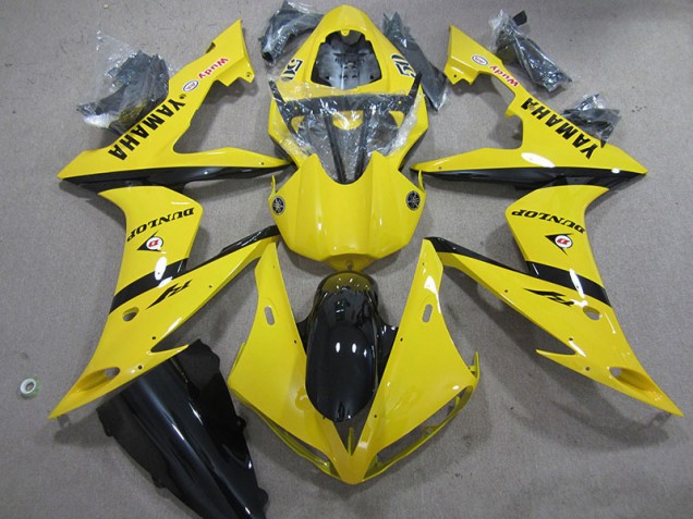 Aftermarket Yellow Dunlop 04-06 Yamaha YZF R1 Motorcycle Fairings Sale Aftermarket Yellow Dunlop 04-06 Yamaha YZF R1 Motorcycle Fairings Sale