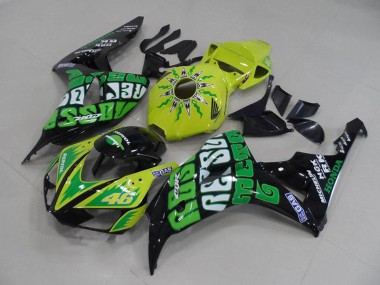 Aftermarket Yellow Green Rossi 06-07 Honda CBR1000RR Motorcycle Fairings Sale