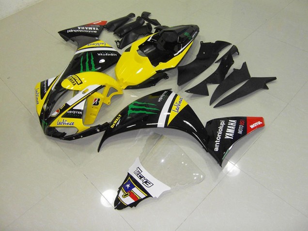 Aftermarket Yellow Monster 09-11 Yamaha YZF R1 Motorcycle Fairings Sale Aftermarket Yellow Monster 09-11 Yamaha YZF R1 Motorcycle Fairings Sale