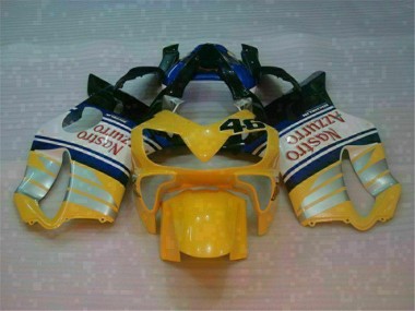 Aftermarket Yellow Silver 01-03 Honda CBR600 F4i Motorcycle Fairings Sale