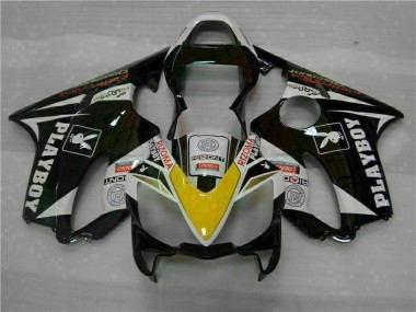 Aftermarket Yellow Silver Black 01-03 Honda CBR600 F4i Motorcycle Fairings Sale