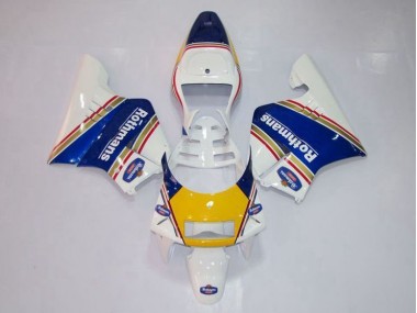 Aftermarket Yellow White Blue 94-96 Honda NSR250 MC28 P4 Motorcycle Fairings Sale