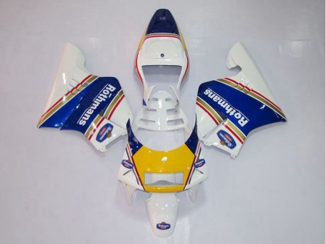 Aftermarket Yellow White Blue 94-96 Honda NSR250 MC28 P4 Motorcycle Fairings Sale Aftermarket Yellow White Blue 94-96 Honda NSR250 MC28 P4 Motorcycle Fairings Sale